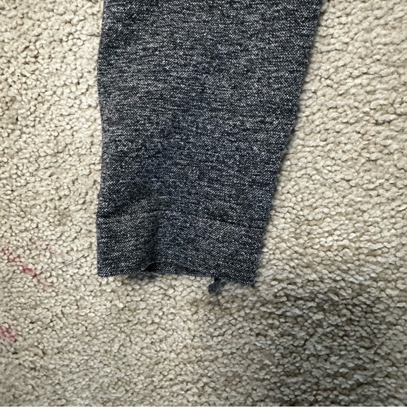 Gymshark Flex High Rise Leggings Small Gray Teal Waistband Seamless - Picture 2 of 11